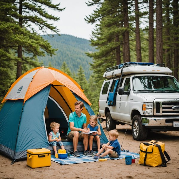 Quels sont les conseils pour organiser un camping en bord de mer en été avec des enfants ?